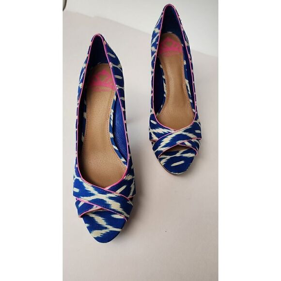 Fergalicious Echo Peep-Toe Ultra High Heel Stiletto Pump Size 10M - Picture 4 of 8